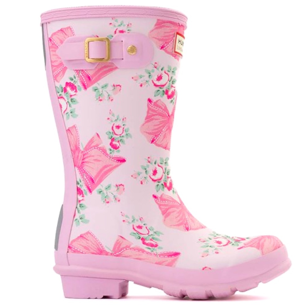 👢🩷 Hunter x LoveShackFancy Rain Boot Mint Pink 👢🩷 - Picture 3 of 6